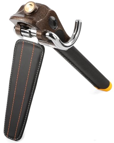 JiiinMiiin 自動車用ステアリングロック ハンドルロック 二重防盗設計 高硬度鉄製 耐切断・防錆仕様 車種対応広域 緊急脱出 鍵穴