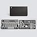 immagine 6Qisan Keycaps 108 Keys PBT Keycaps Set PBT Portachiavi sottotegola per tastiere meccaniche-Grigio Combo Bianco