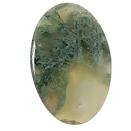 Pierre précieuse naturelle en cabochon ovale, gemme d'exception de 30,5 carats