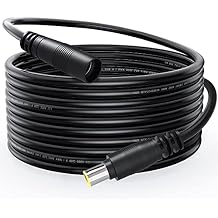 ELECTOP DC 8mm Extension Cable 20Ft, DC 8mm Cord 14AWG DC 8mm Female to Male Adapter Connector Cable 8mm DC Power Plug for GZ Yeti Jackery Solar Generator Portable Power Station and Solar Panel