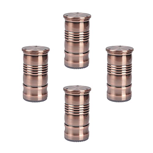 Patas de sofá impermeables de aluminio de 4 pulgadas para elevar camas y bancos 2