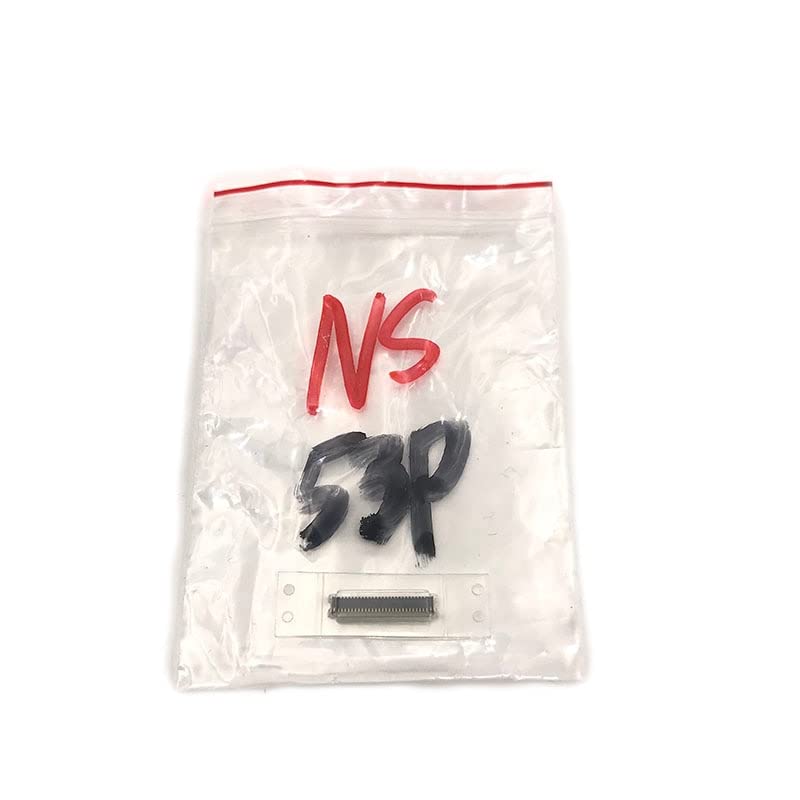 YANHAO [Części do gier wideo] 2 szt. Oryginalny nowy ekran LCD ZIF FPC Ribbon Cable Socket Connector Clip - do Nintendo Switch Lite OLED LCD Display Port Socket [Wymienny] (kolor: do przełącznika)