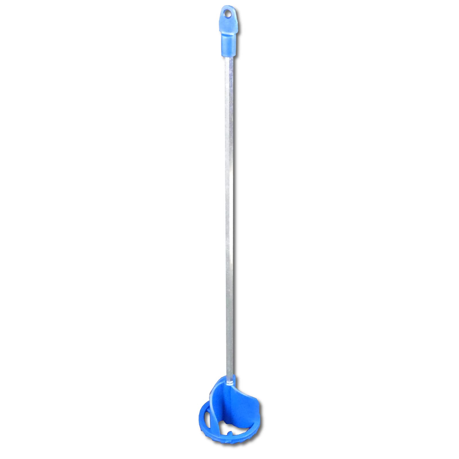 DEWEPRO® Lot de 2 Agitateurs à Peinture avec Tête en Plastique Dentée – Mélangeurs de Peinture ø80x500mm – Outils pour Mélanger Peintures, Mortiers, Enduits et Liquides
