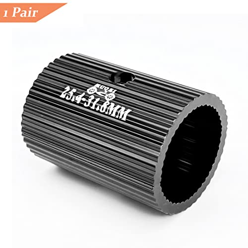 Saipe 1Pair Bike Handlebar Shim Bicycle Handlebar Stem Shim Handle Bar Adapter Reducer Aluminum Alloy Clamp Spacer Conversion Shims 25.4 To 31.8Mm Cycling Parts Components #TOP1