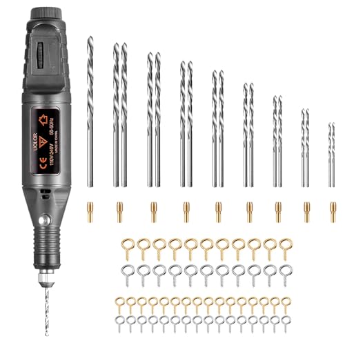 Mini Perceuse Manuelle Portable + 10 Forets (0,8 à 3,0 Mm) - Pour Bricolage Précis, Bijoux, Modélisme, Circuits Imprimés - 6