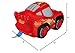 Mattel Disney Pixar Cars Lightning McQueen Talking Plush Toy Car with 10 Sounds, 10-inch