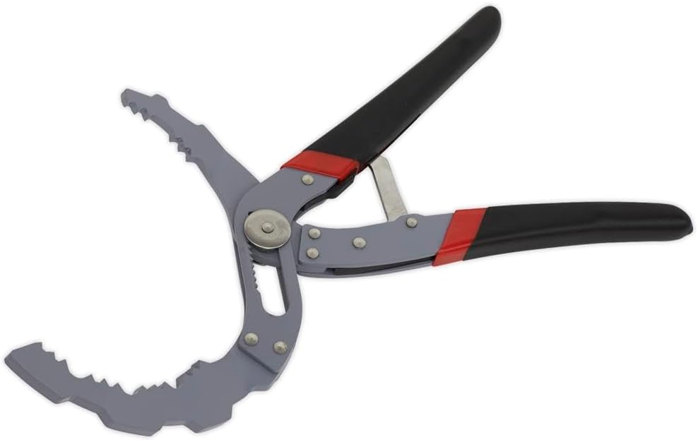 Sealey AK6421 Self Adjusting Oil Filter Pliers-Angled