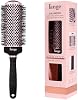 Cepillo redondo iónico de cerámica L'ANGE HAIR VolumePro extralargo, negro | Para secado, rizado y peinado | Añade volumen, reduce el frizz y realza el brillo | Ideal para cabello extralargo (53mm) 2