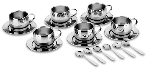 Kit Para Chá Continental Inox 18 Peças 64430820 Tramontina, e Café