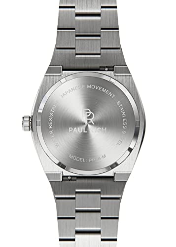 Paul Rich - Frosted Star Dust mit Aventurin Zifferblatt Herrenuhr 45mm Edelstahl (Silver Blue)