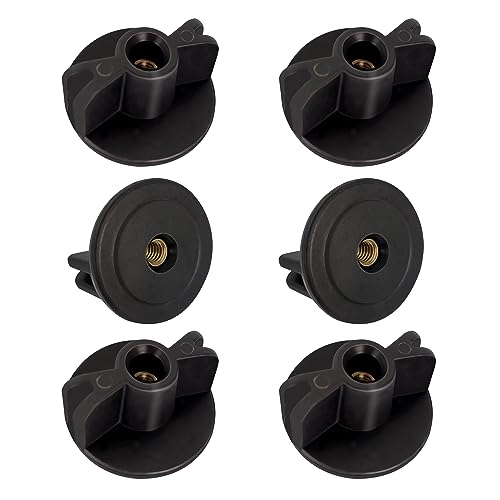 EDSRDPLT 1002 Kayak Knob Nuts Hardware, Kayak Rail Track Screws Track Nuts, Stainless Steel Kayak Screws, Outdoor Parts Tool Rails Bolts for Canoe Boat.