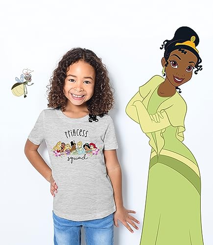 Image of Disney Princess Girls T-Shirt (Sets) Jasmine Ariel Tiana Snow White Belle Rapunzel Cinderella Mulan Aurora Moana Clothes