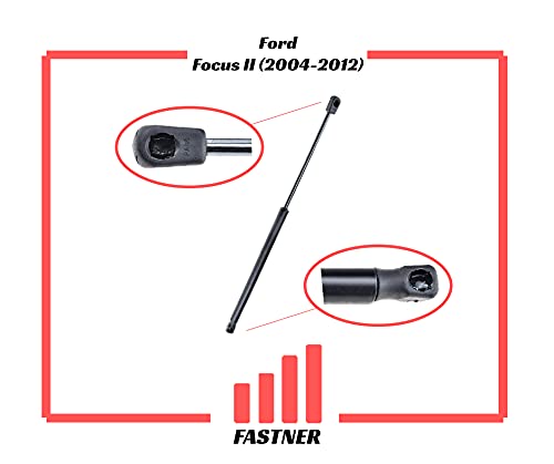 Compatibile con Ford Coppia Ammortizzatori Molle a Gas Pistoni Pistoncini Portellone Bagagli Posteriori Focus II (2004-2012) 1321021, 1684312, 4M51-A406A10-AB, 8M51-A406A10-AB 8M51-A406A10-AC