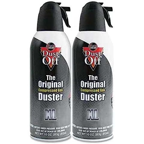 Dust-Off Disposable Compressed Gas Duster, 10 oz Cans, 2/Pack Cover