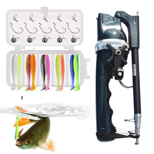 Combo canne à pêche et moulinet télescopique pliable et portable