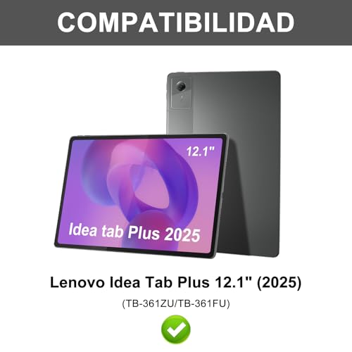 Teclado Bluetooth Lenovo Idea Tab Plus 12.1" 2025 FOGARI con Touchpad Español Ñ Negro 2