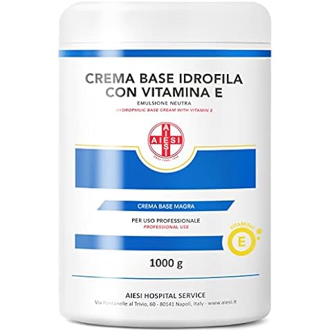 AIESI Crema Base Hidrofílica con Vitamina E Tarro 1 Kg Cover