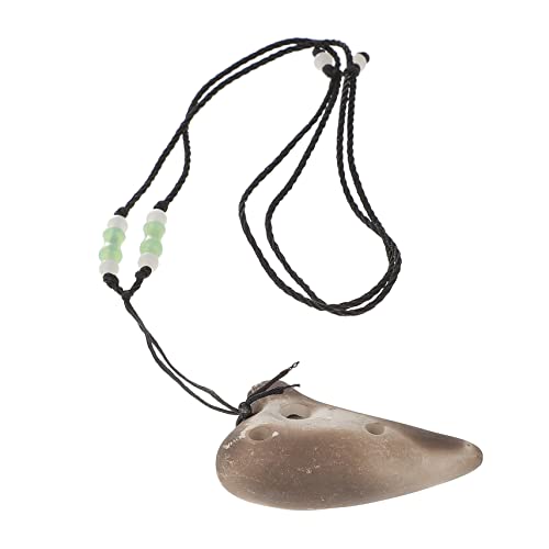 ifundom 6Hole Portable Mini Ocarina for Beginners Lightweight Vintage Musical Instrument for Family Gatherings Festivals Beautiful