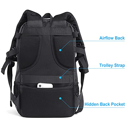 Tolaccea Baseball Bag Baseball Bat Bag Backpack For Baseball Softball &T-Ball Bat And Equipment Baseball Backpack For Youth And Adults With Fence Hook Holds Bat, Helmet, Glove #TOP6