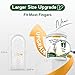 LANBEIDE Updated Larger Pet Teeth Cleaning Wipes for Dogs & Cats, Dog Dental Wipes No-Rinse Dog Finger Toothbrush for Reducing Plaque & Tartar, Breath Freshener Dental and Gum Care Pet Wipes 50 Counts