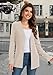 Bosmeer Women's Open Front Cardigan Sweaters Long Sleeve Lightweight Fall Fashion Winter Clothing Outerwear Coats Apricot Small
