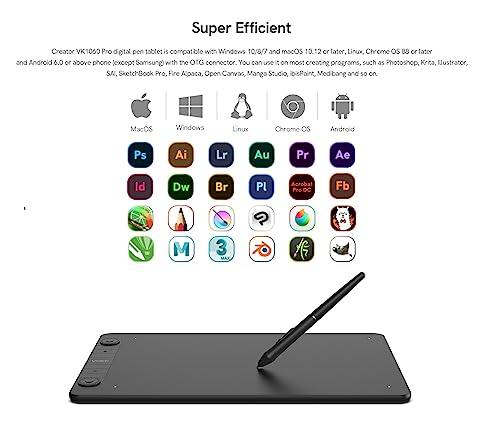 Teclados De Computadora, Personal Computer tableta wacom Marca VEIKK (3)