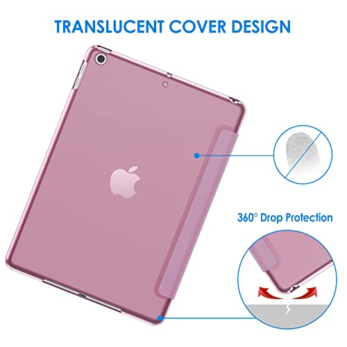 Image of JETech Case for iPad (9.7-Inch, 2018 /2017 Model, 6th /5th Generation), Smart Cover Auto Wake /Sleep (Pink)
