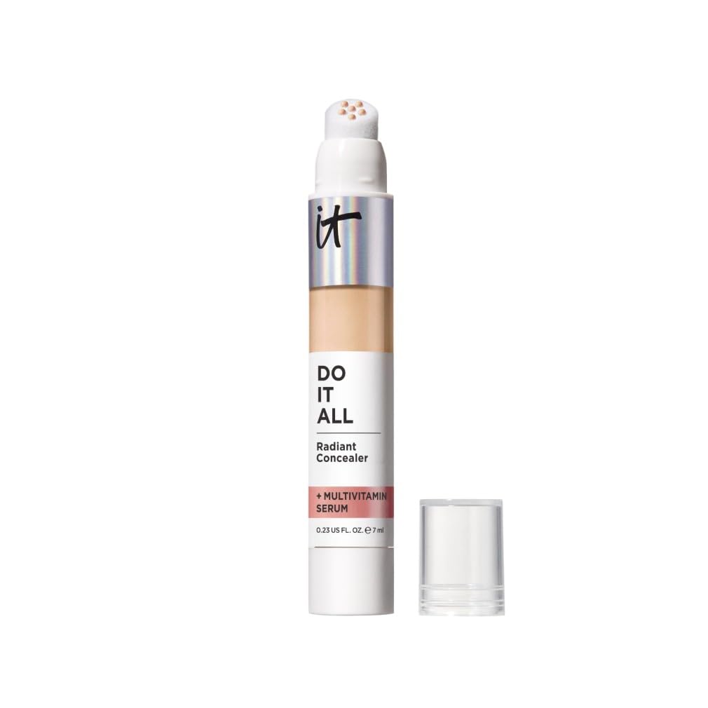 IT Cosmetics Do It All Radiant Concealer, 7 ml, Feuchtigkeitsspendend, aufpolsternder, abdeckender und aufhellender 4-in-1 Concealer Stick, Natürliches Finish