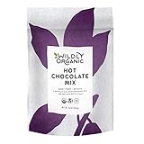 Wildly Organic Hot Chocolate Mix 16 Oz, 1 lb Bag - Organic, Vegan, Raw Cacao Powder, Fair Trade, Dairy-Free, Gluten-Free, Gourmet Hot Chocolate & Premium Cocoa - 3 Ingredients: Cacao Powder, Coconut Sugar, & Coconut Milk Powder; No Refined Sugars, Gums, or Anti-Caking Agents
