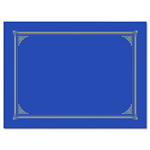 Geographics Metallic Stock Document Cover, 9.75 x 12.5 Inches, Metallic Blue (47401)