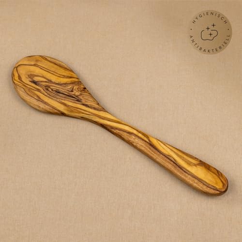 DAS OLIVENHOLZBRETT ® Olivenholz Löffel 20cm / Standard Löffel aus Holz/Olivenholz Loeffel