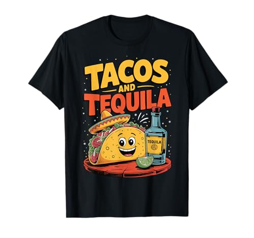 Tacos And Tequila Camiseta