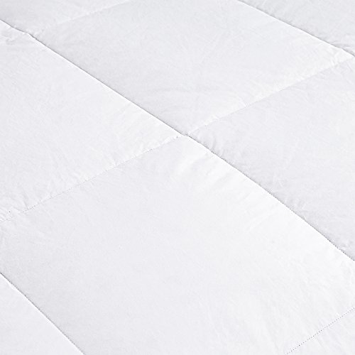 Puredown® Lightweight Duvet Insert 100% Cotton Cover 550 Filling Power Down Down Comforter Full/Queen White #TOP3