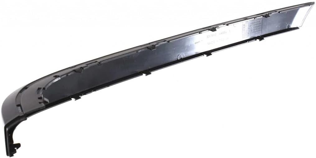 For BMW 740i Bumper Trim 1995-2001 | Rear Driver Side | Molding | Outer Impact Strip | Black | BM1158108 | 51128125411
