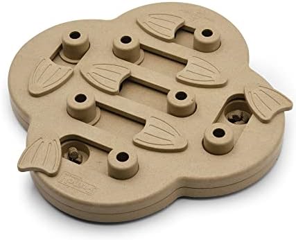 Outward Hound Nina Ottosson Dog Hide N' Slide Tan Interactive Treat Puzzle Dog Toy