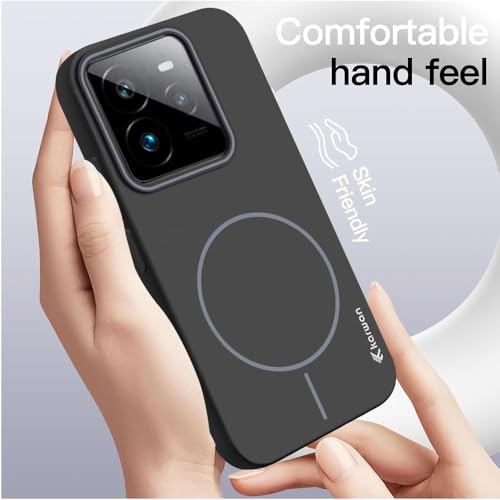 Image of KARWAN️ Magnetic Wireless Ultra Slim-Fit Back Case Cover for Realme GT 7 Pro |Hard PC Case Cover| Ultra-Thin & Light Weight with [Ultra Premium Feel] Case for Realme GT 7 Pro (6.7 inch) (Black)