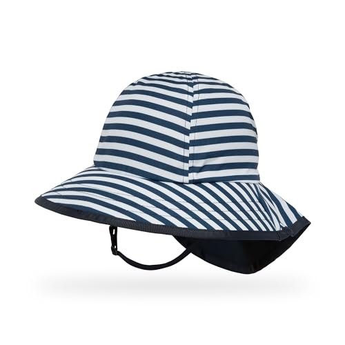 Chapeau de jeu pour enfants bleu marine Sunday Afternoons taille S rayures