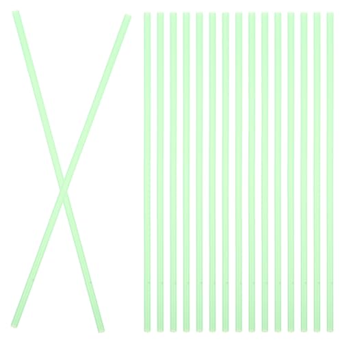 Image of Healeved Disposable Plastic Straws 10 Inch Flat Mouth Drinking Straws for Smoothies Cold and Hot Beverages Party Wedding Birthday Favors