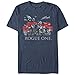 Star Wars Men's Rogue One Hero Logo Graphic T-Shirt, Navy Heather, 4XL