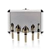ABN Screw Countersink Kit 5-Piece SAE Drill Bit Set, 82-Degree, 1/4in Shank, 5 Flute Metal, Wood, Rubber, Plastic