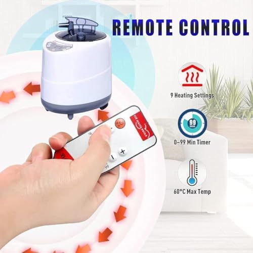 Cuiseur vapeur pour sauna 4L 2000W avec télécommande pour fumigation à domicile