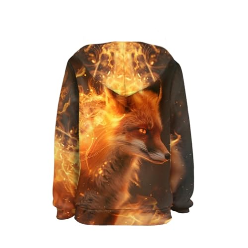 Image of GLUDEAR Teen Boys Girls Novelty Animal Galaxy Hoodies Sweatshirts Pullover