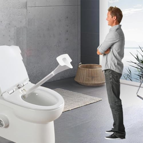 Protector de salpicaduras para inodoro accesorio universal ajustable de baño 6