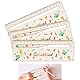 Ntwdby Lesehilfe Lesezeichen Kinder 1 Klasse, 3 Stück Lesehilfe und Lineal für Schulkind Personalisiert, 17 cm Lesezeichen Holz Lineal, Geschenke für Mädchen und Jungen zum Schulanfang