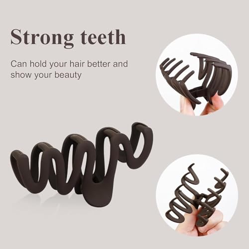 Image of Hair Accessory Combo Pack - Includes Tic Tak Clips, Bullet Pins, Bobby Pins, Juda Pins and Safety Pins for Women & Girls (Wave shape)