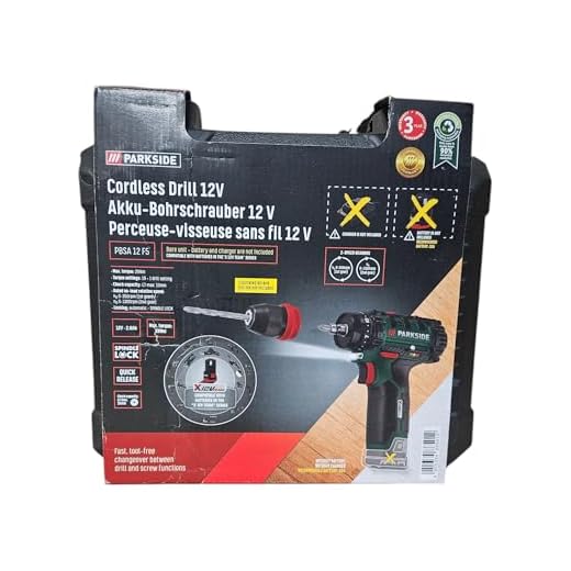 Akku Bohrschrauber Akkuschrauber 2-Gang-Getriebe PBSA 12 D3 Ladegerät