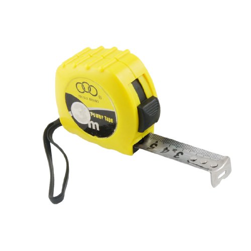 Aexit Yellow 5 Tools & Home Improvement Meters Self Retractable Steel Ruler Tape Metric Tape Measures Measuring Tools
