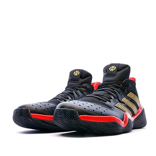 Tênis Adidas Harden Stepback - Preto e Vermelho, Cor: Preto/vermelho, Tamanho: 43