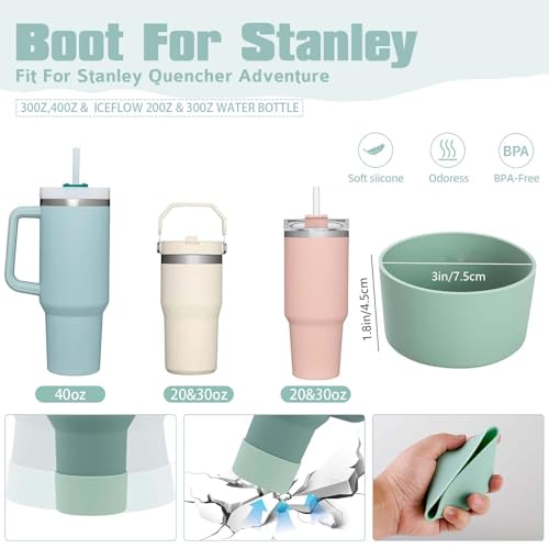 VIDSTW 9 Stück Stanley Cup-Zubehörset Strohhalm Zubehör für Stanley Cup Deckel Auslaufsicher Enthält 4 Auslaufsichere Stopfen 4 Trinkhalmabdeckungen für Tassen und 1 Untersetzer