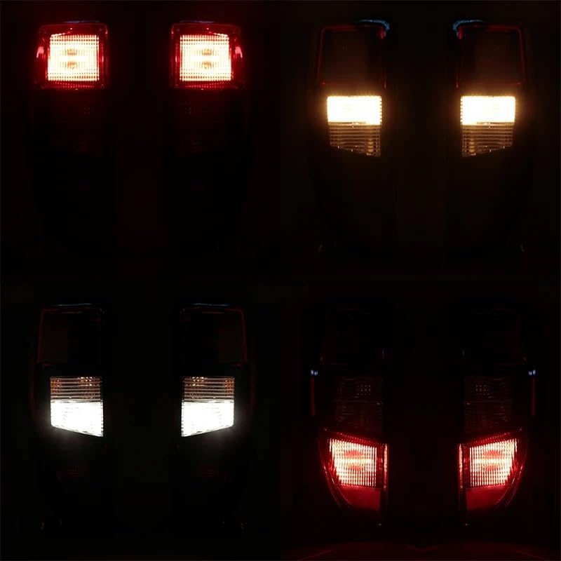 Miniatura 7 de StumpT Lámpara trasera de coche con bombillas compatibles con JMC Pickup Truck compatible con Jiangling Yuhu, ver la figura 2 para más detalles